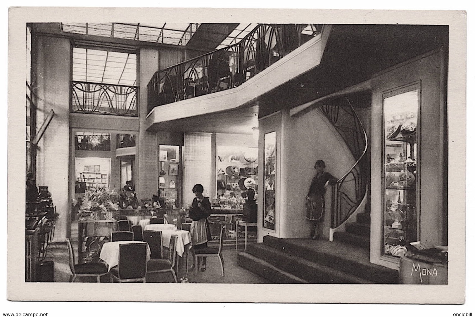 Paris 2 Cartes Restaurant Potinière Champs élysées 1930 état Superbe - Unclassified