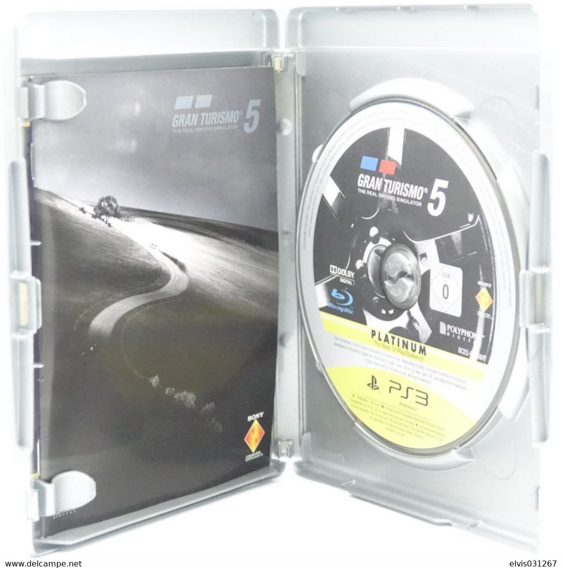 SONY PLAYSTATION THREE PS3 : GRAN TURISMO 5 THE REAL DRIVING SIMULATOR - PLATINUM - POLYPHONY - PS3