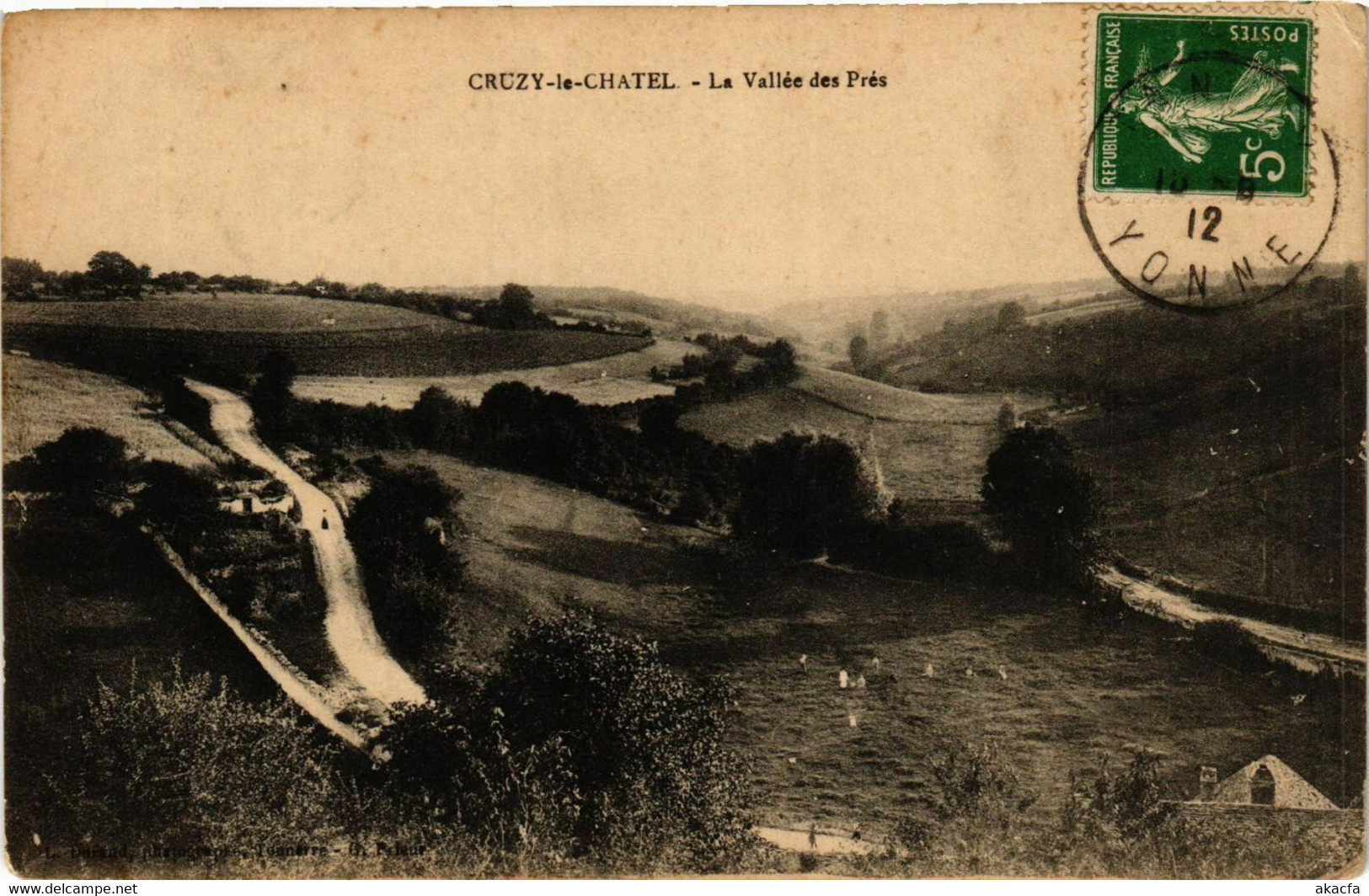 CPA CRUZY-le-CHATEL - La Vallée Des Pres (357927) - Cruzy Le Chatel