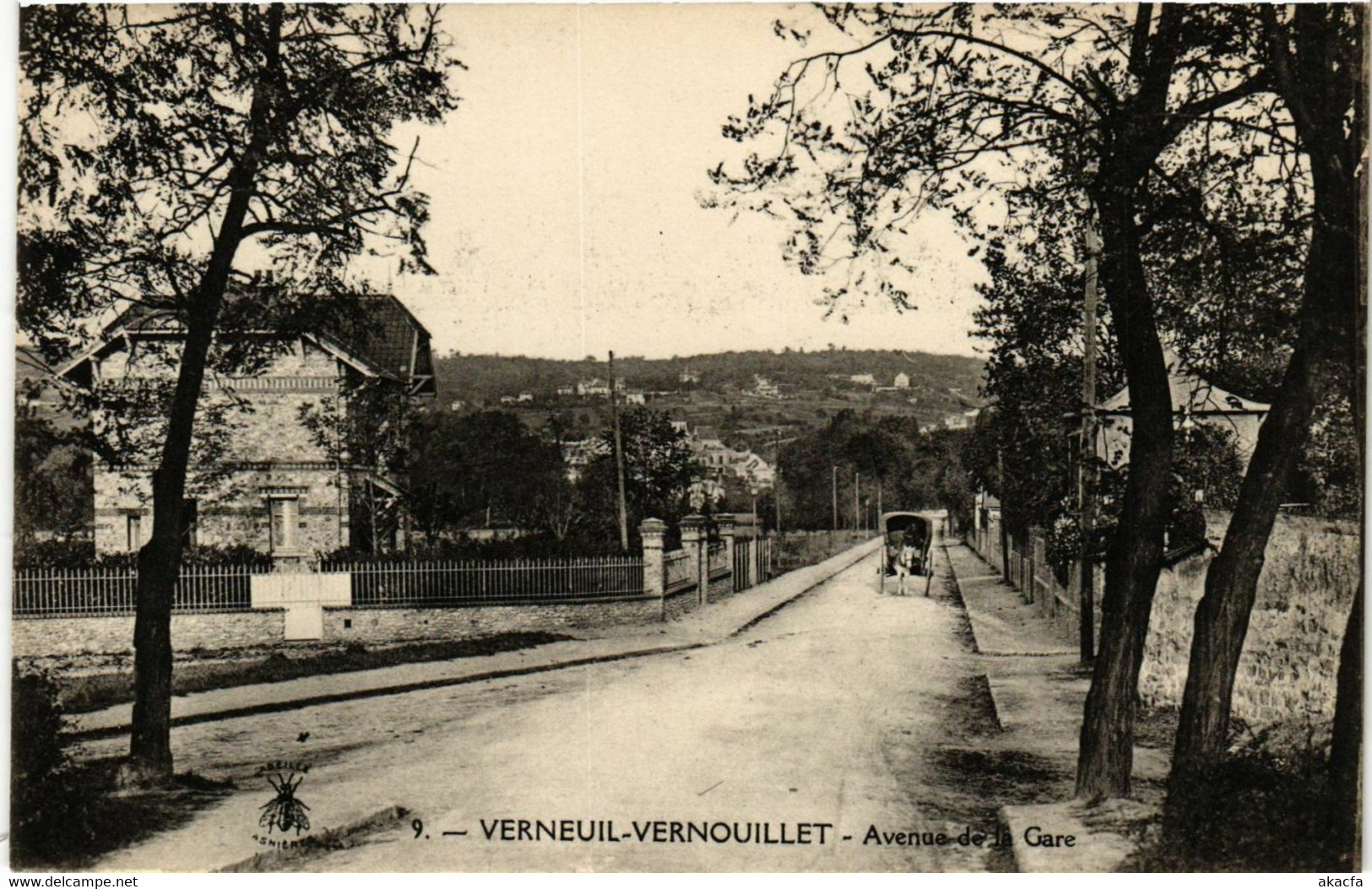 CPA VERNEUIL - VERNEUILLET - Avenue De La Gare (358781) - Verneuil Sur Seine