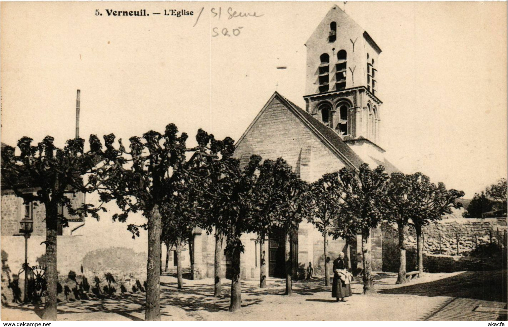 CPA AK VERNEUIL - L'Église (358782) - Verneuil Sur Seine
