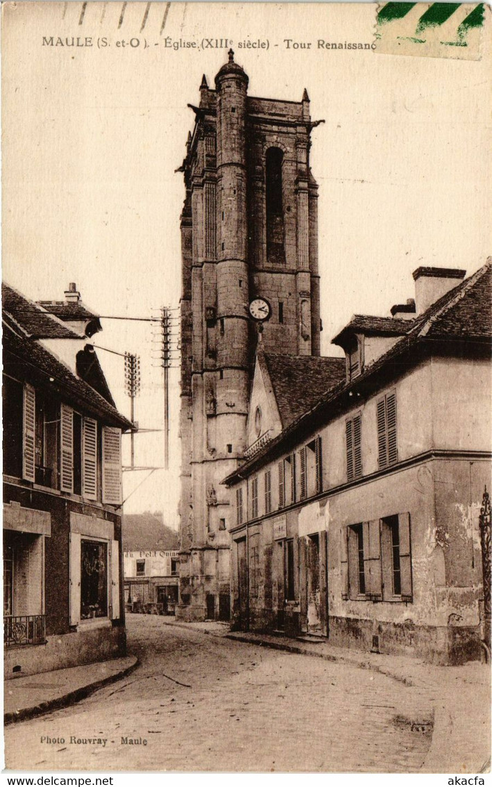 CPA AK MAULE - Église - Tour Renaissance (359416) - Maule