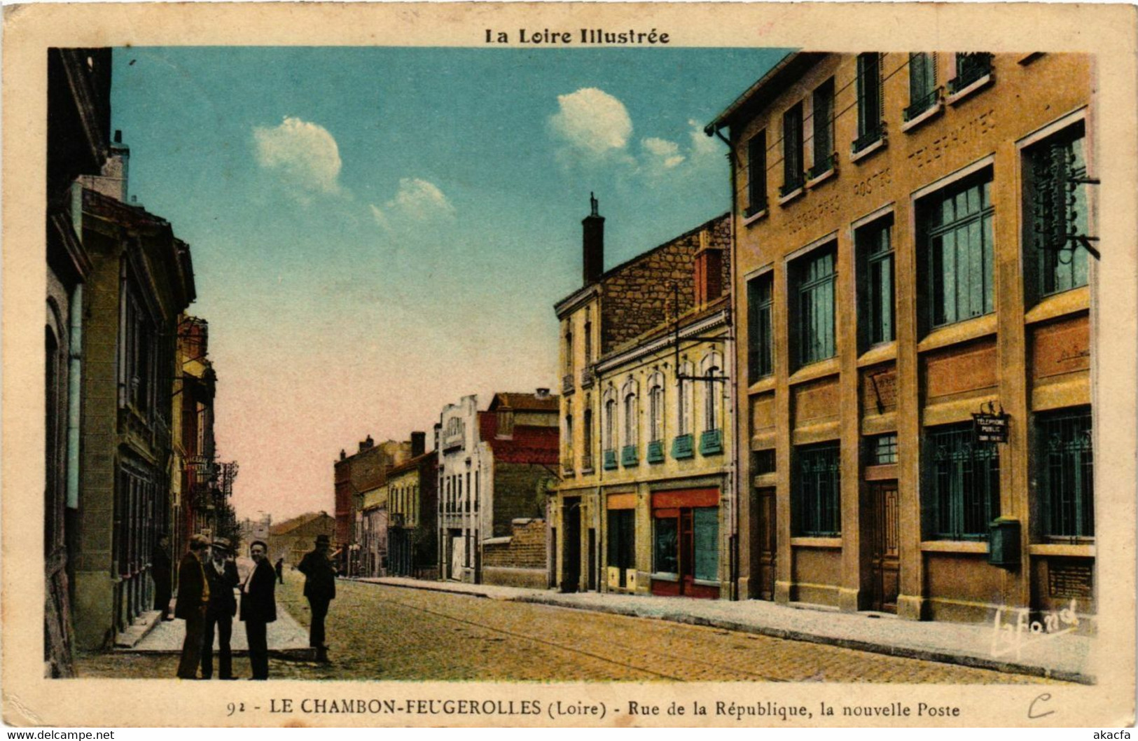 CPA Le CHAMBON-FEUGEROLLES - Rue De La République La Nouvelle (359879) - Le Chambon Feugerolles
