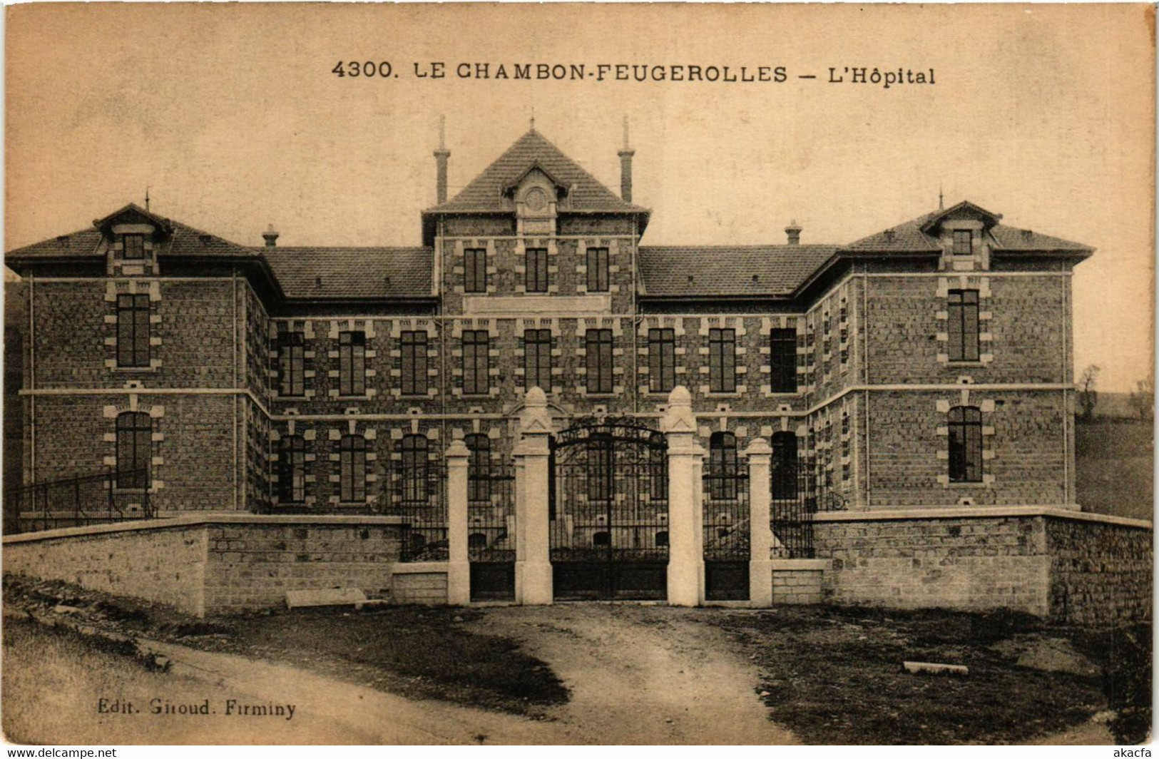 CPA Le CHAMBON-FEUGEROLLES - L' Hopital (359886) - Le Chambon Feugerolles