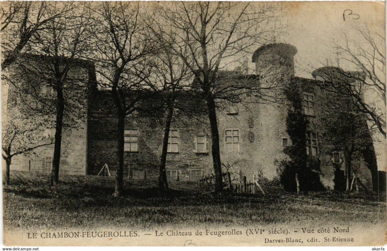 CPA AK Le CHAMBON-FEUGEROLLES - Le Chateau De FEUGEROLLES - Vue (359892) - Le Chambon Feugerolles