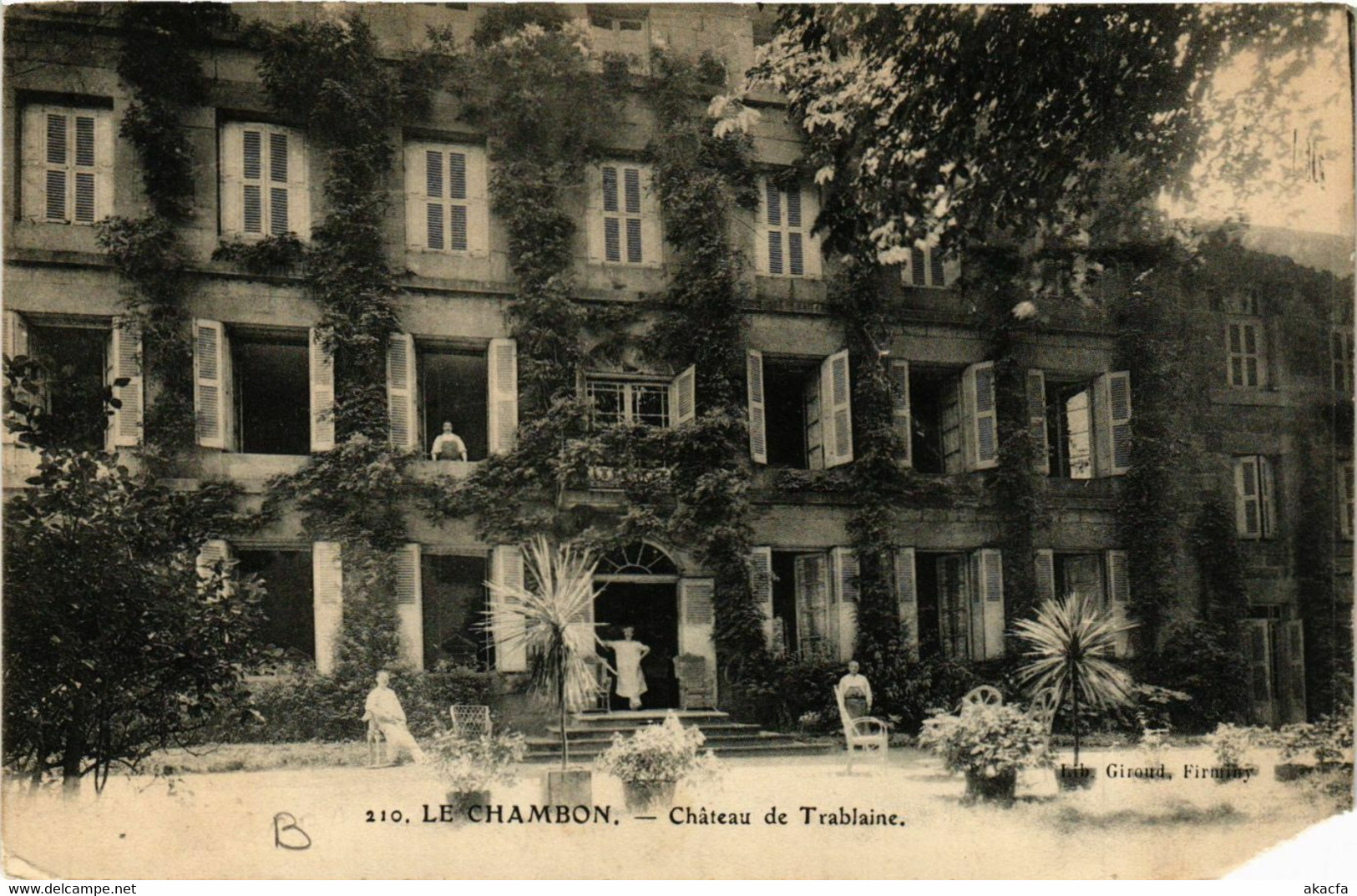 CPA AK Le CHAMBON - Chateau De Trablaine (359897) - Le Chambon Feugerolles