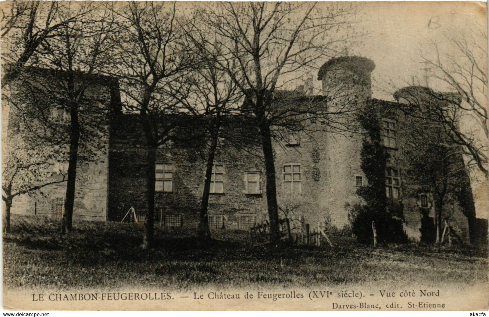 CPA AK Le CHAMBON-FEUGEROLLES - Le Chateau De FEUGEROLLES - Vue (359898) - Le Chambon Feugerolles