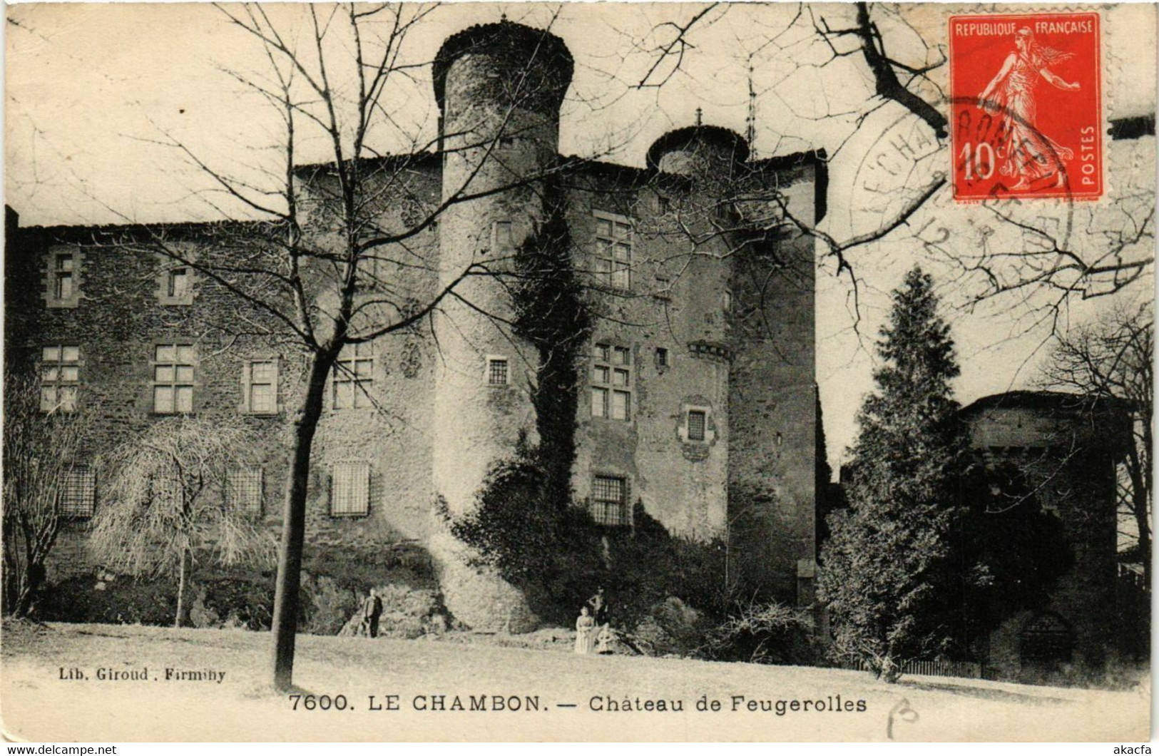 CPA AK Le CHAMBON - Chateau De FEUGEROLLES (359901) - Le Chambon Feugerolles