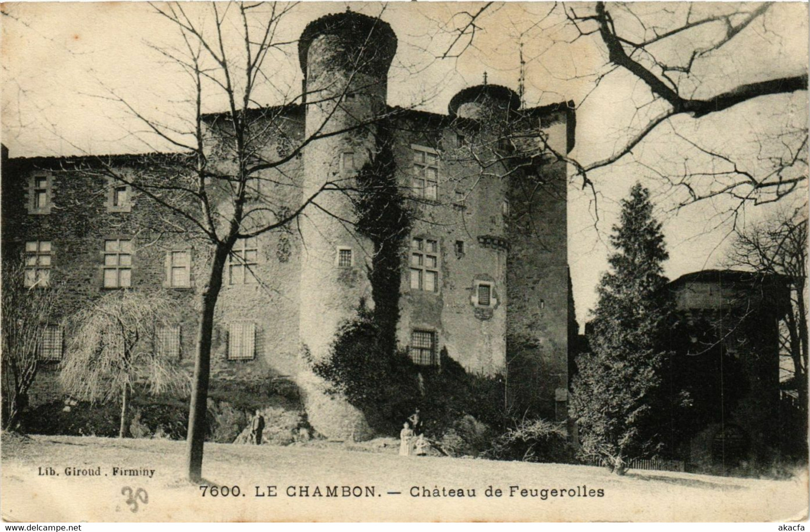 CPA AK Le CHAMBON - Chateau De FEUGEROLLES (359906) - Le Chambon Feugerolles