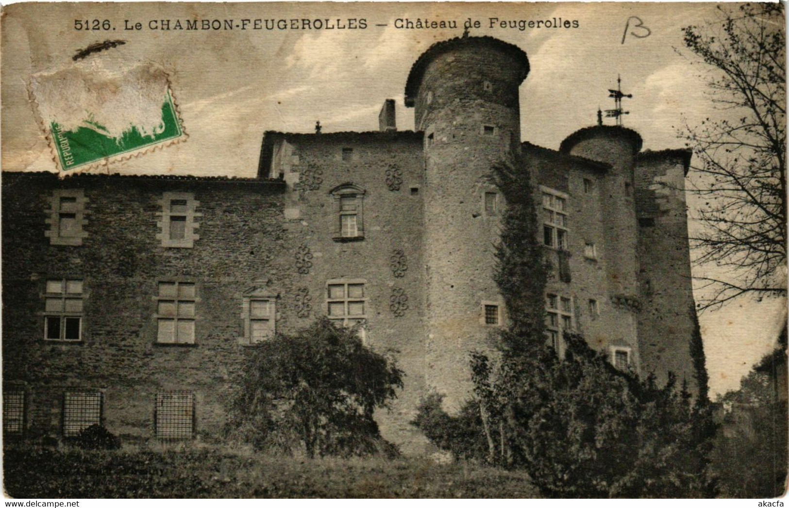 CPA AK Le CHAMBON-FEUGEROLLES - Chateau De FEUGEROLLES (359911) - Le Chambon Feugerolles