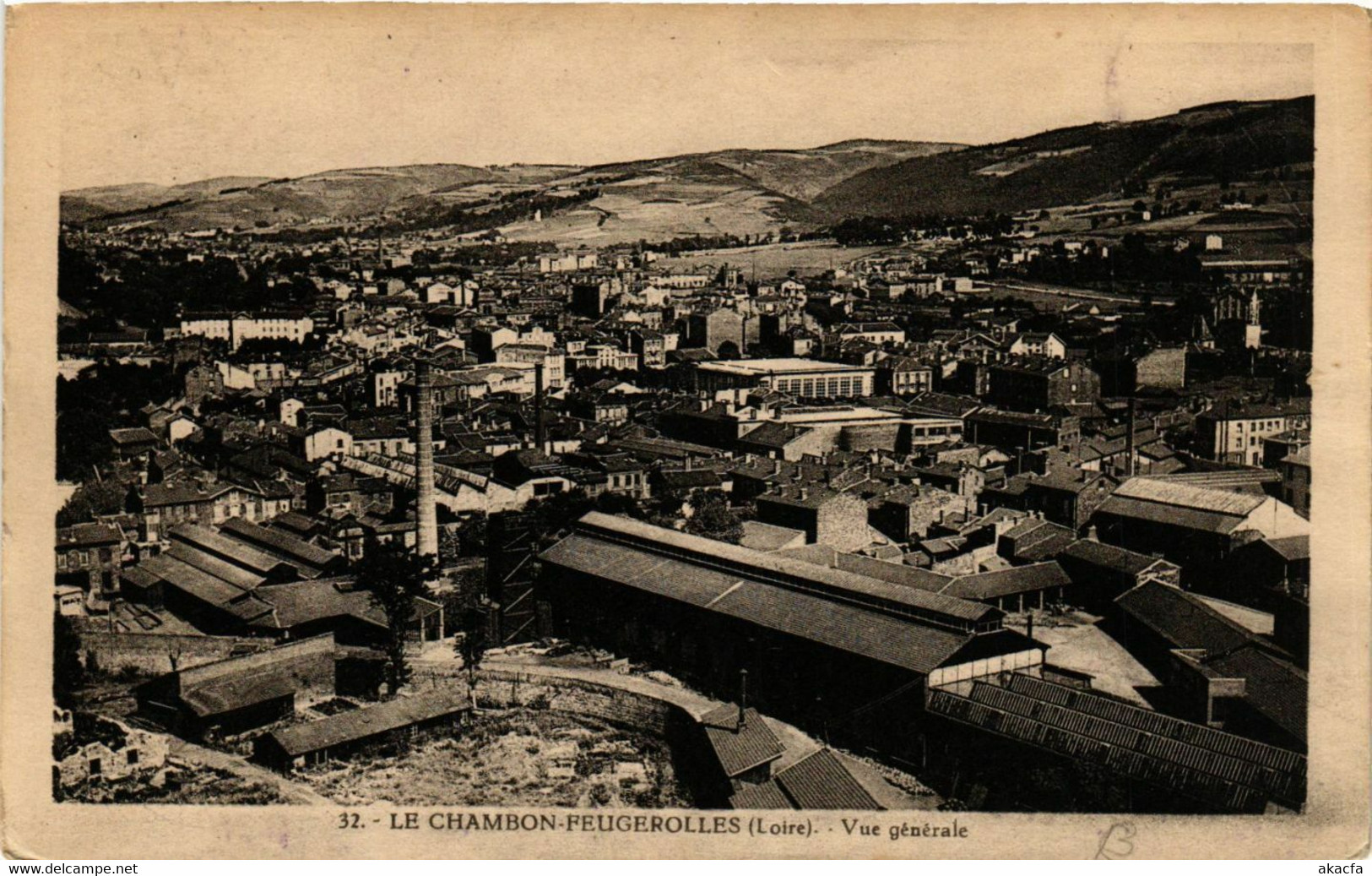 CPA Le CHAMBON-FEUGEROLLES - Vue Générale (359910) - Le Chambon Feugerolles