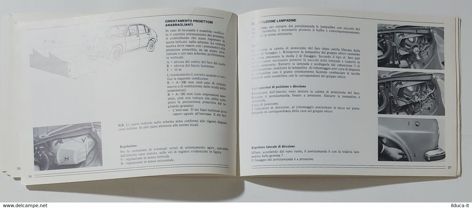 30909 Libretto Uso E Manutenzione - Alfa Alfasud Super - Motori