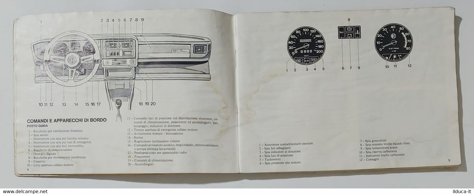 38940 Libretto Uso E Manutenzione - Alfa Romeo Alfa Sud - 3/1980 - Motori