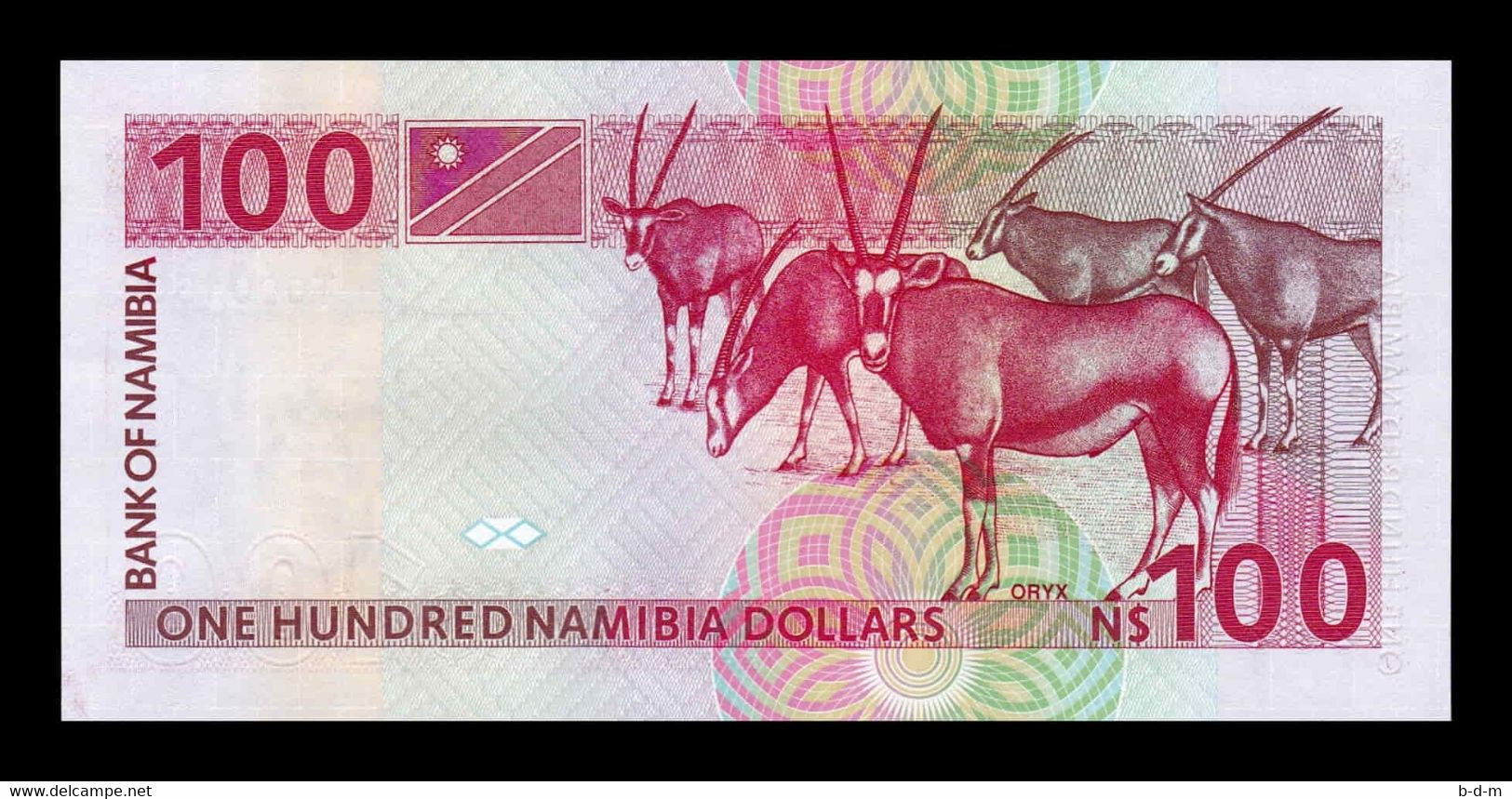 Namibia 100 Dollars 1993 Pick 3 Low Serial T. 1602 SC UNC - Namibië