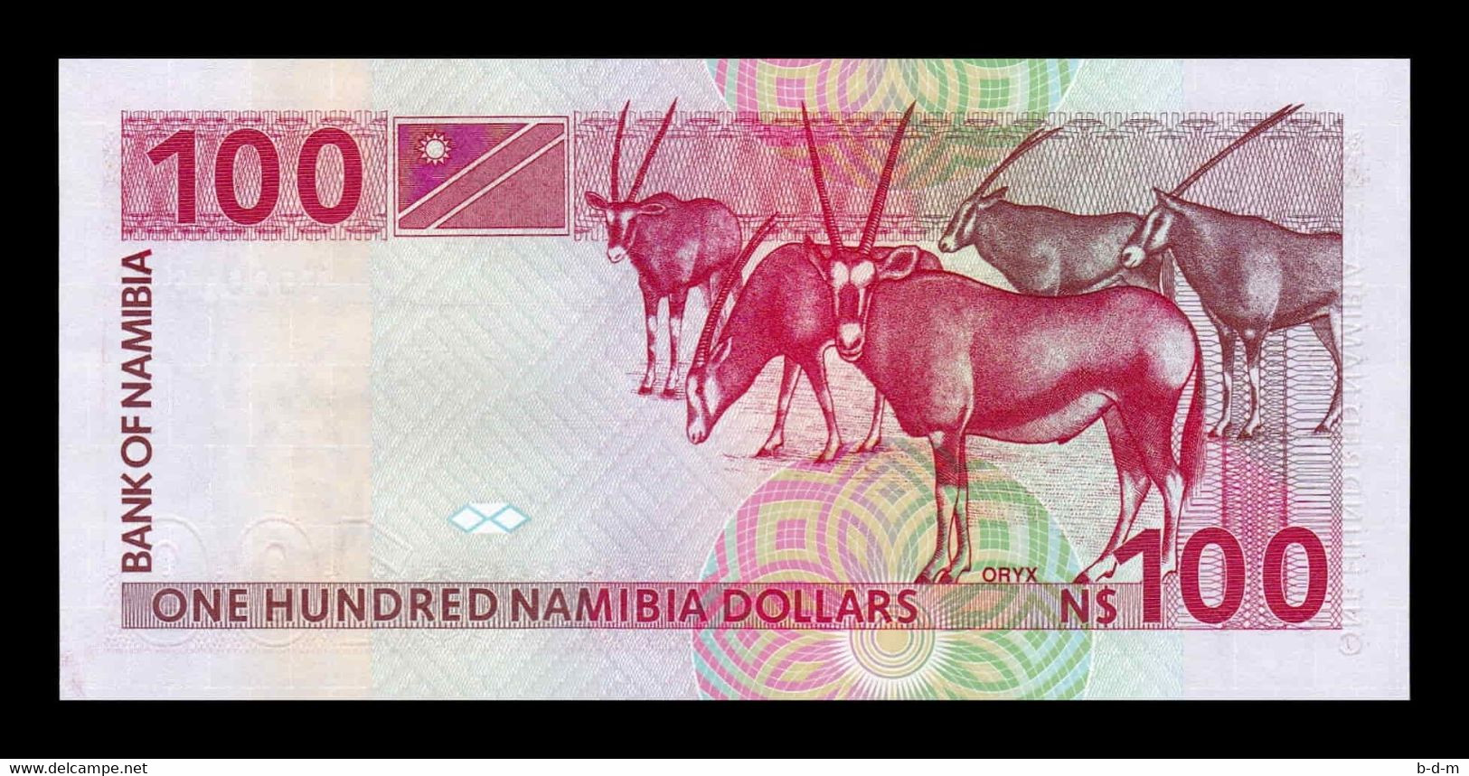 Namibia 100 Dollars 1993 Pick 3 Low Serial T. 1637 SC UNC - Namibia