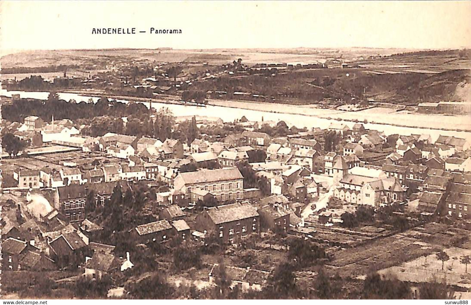 Andenelle - Panorama (Phototypie Desaix) - Andenne