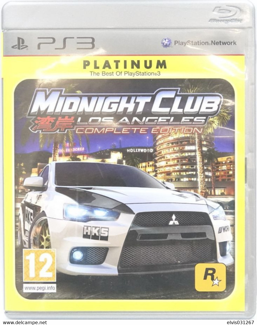 SONY PLAYSTATION THREE PS3 : MIDNIGHT CLUB LOS ANGELES COMPLETE EDITION - PLATINUM - ROCKSTAR - PS3