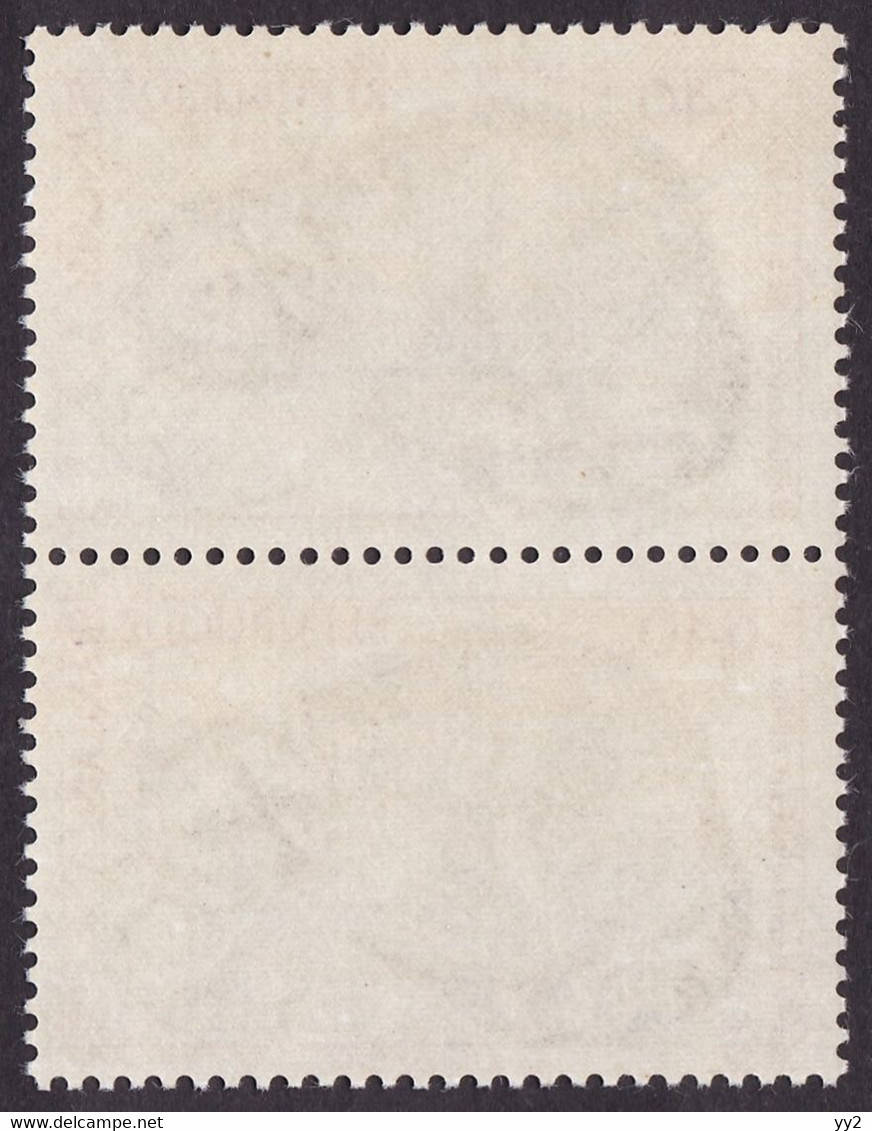 1754, Paire, 1 Timbre Maculé, Neuf - Unused Stamps