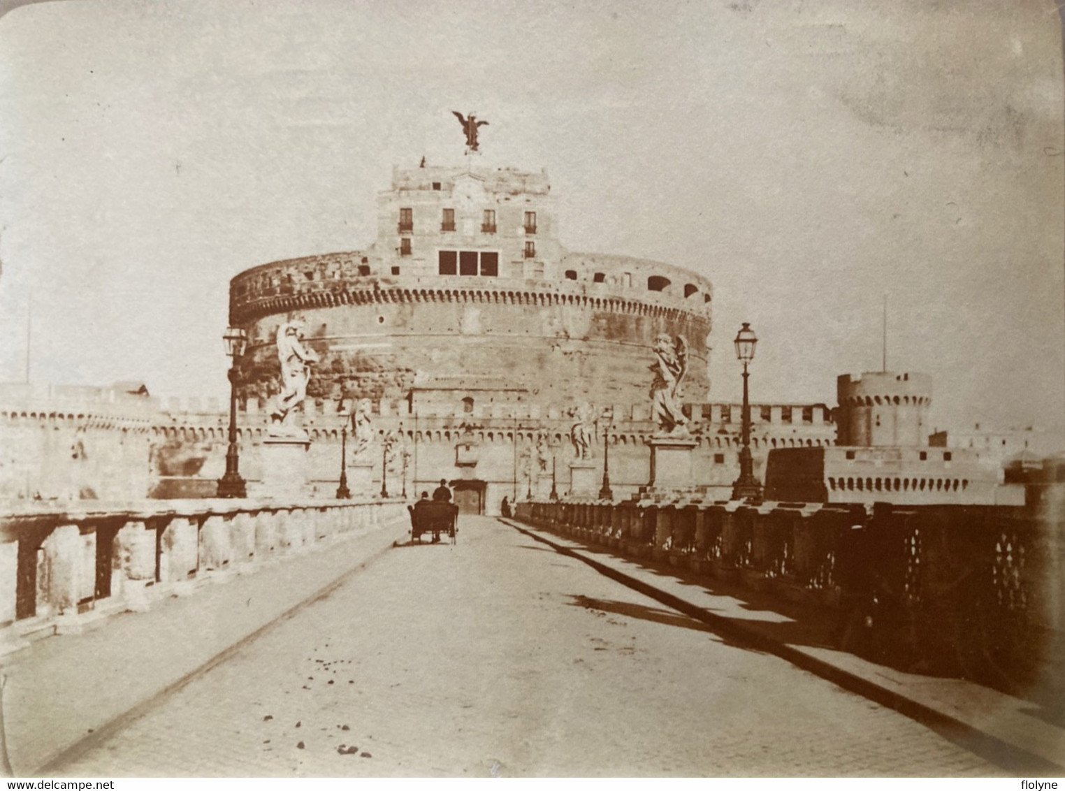 Rome Roma - Photo Ancienne Circa 1900 - Le Château St Ange , Castel Sant’angelo - Italie Italia - Castel Sant'Angelo