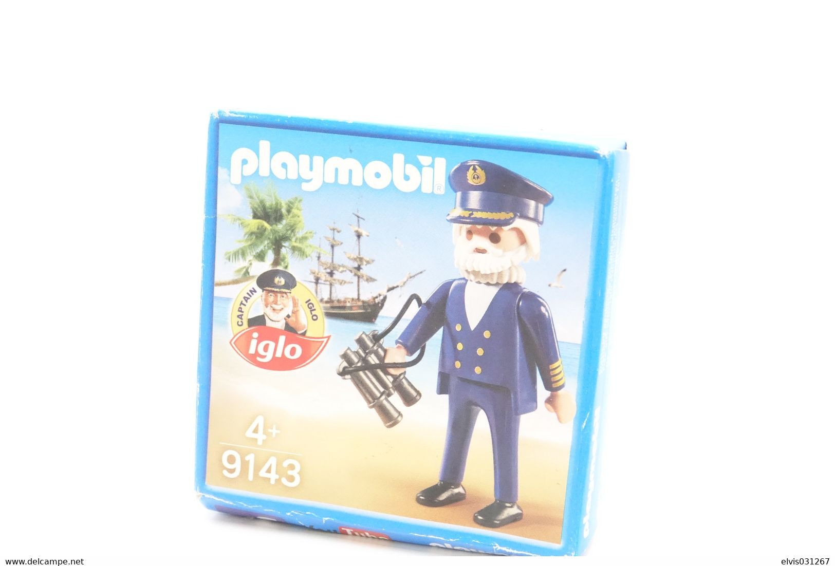 PLAYMOBIL - 9143 Captain Iglo With Original Box - Original Playmobil - Vintage - Catalogs