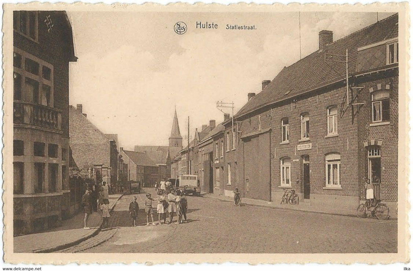 Harelbeke - Hulste - Statiestraat, Zeer Levendig - Rue De La Gare, Trés Animé. - Harelbeke