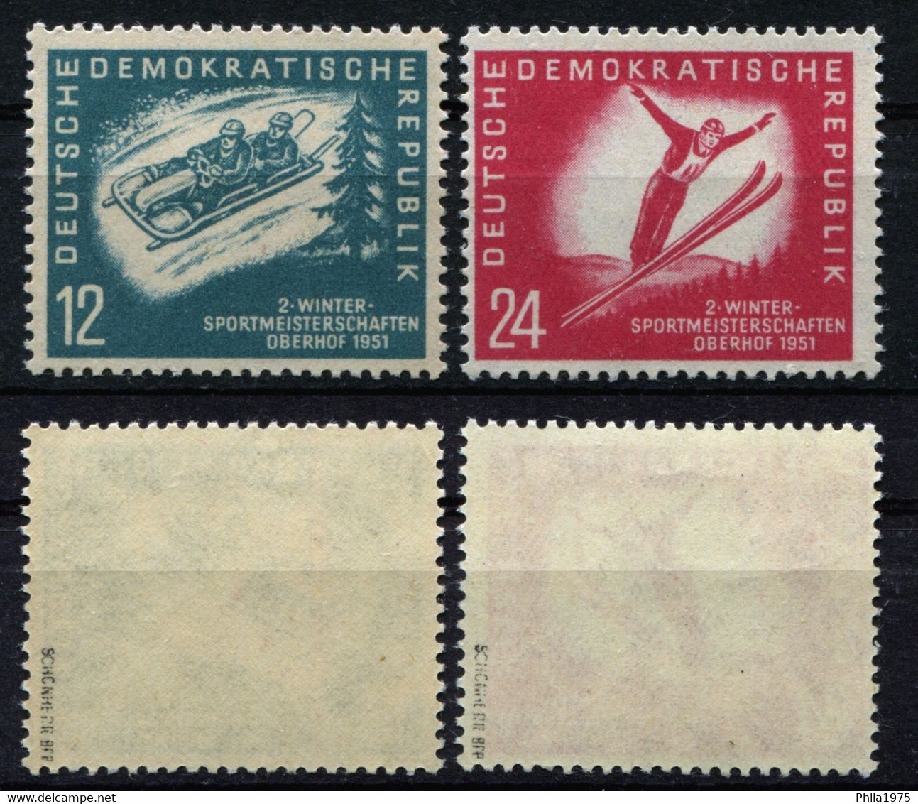 DDR Michel-Nr. 280-281 Postfrisch - Geprüft - Unused Stamps