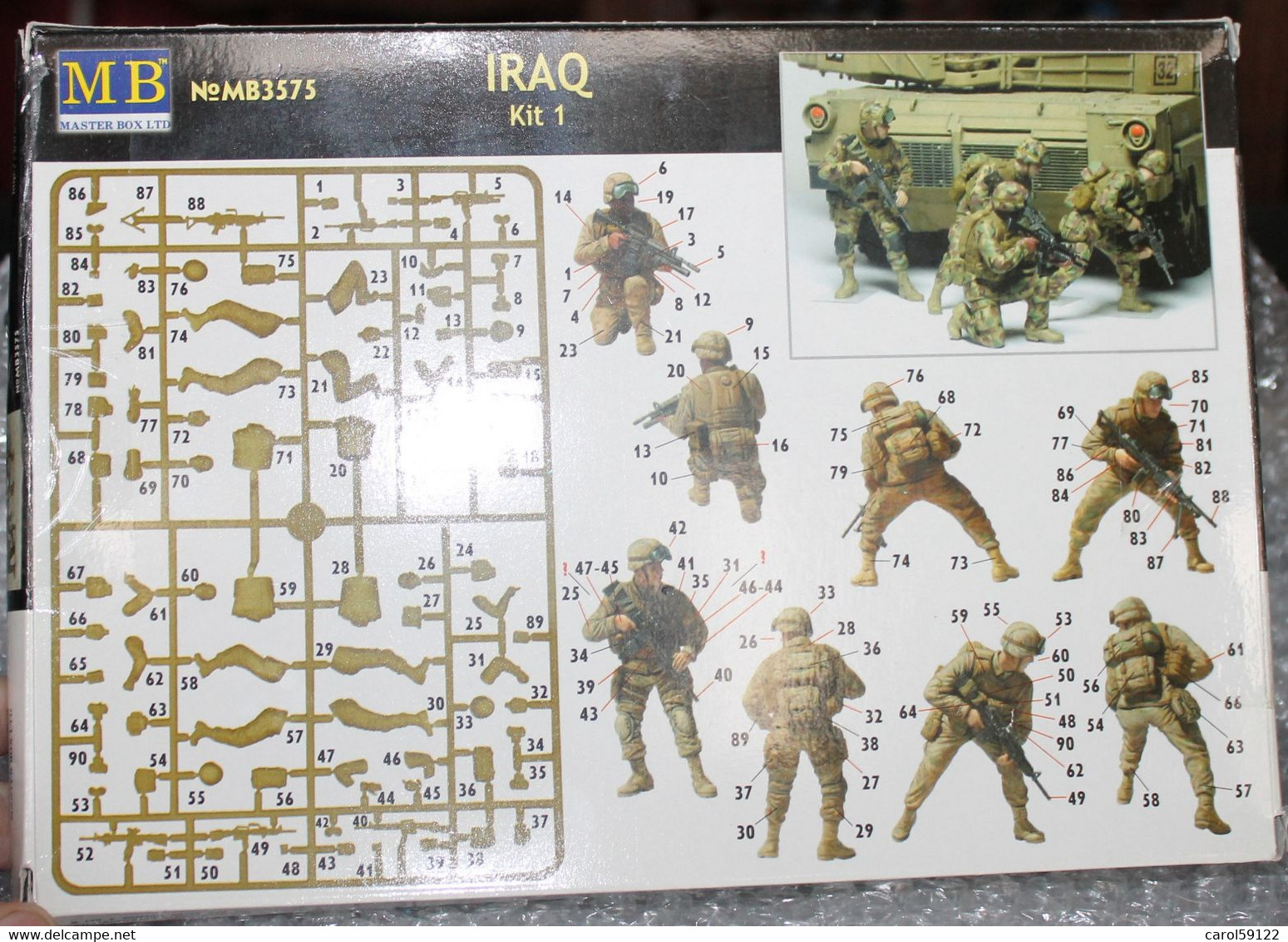 MB 1/35 Iraq Kit 1 - Militares