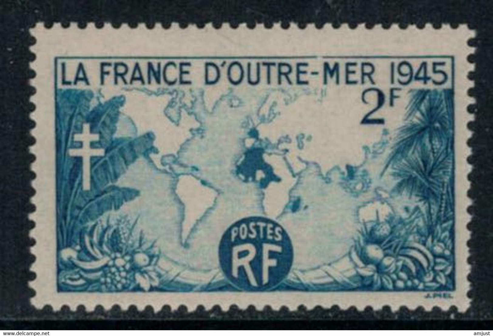 France // 1945 // La France D'Outre Mer Neuf** MNH N0. 741 Y&T (sans Charnière) - Nuevos