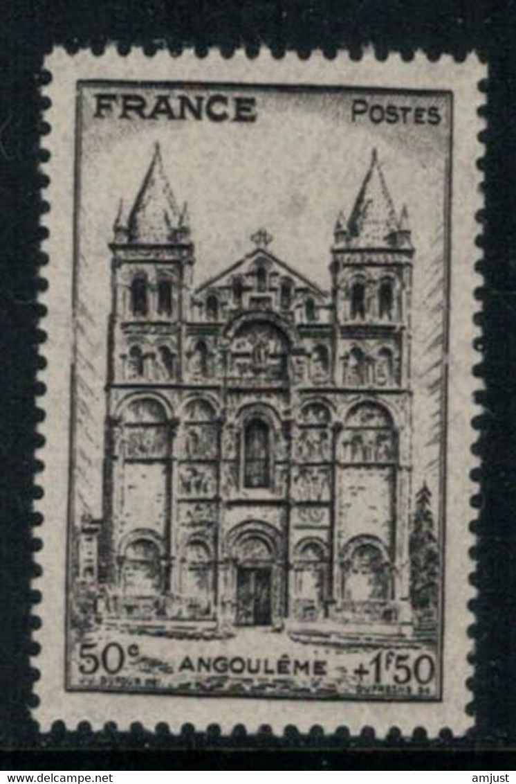 France // 1944 // Angoulème, La Cathédrale, Neuf** MNH N0. 663 Y&T (sans Charnière) - Ungebraucht