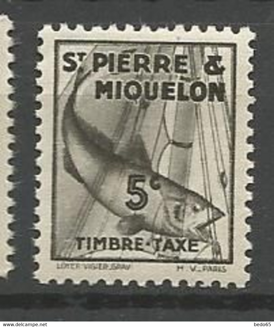 SPM TAXE N° 32 NEUF** LUXE SANS CHARNIERE / MNH - Impuestos