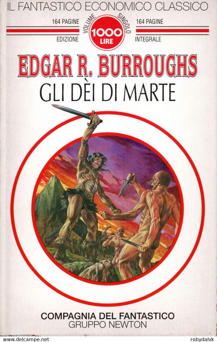 D21X48 - E.R.BURROUGHS : GLI DEI DI MARTE - Ciencia Ficción Y Fantasía