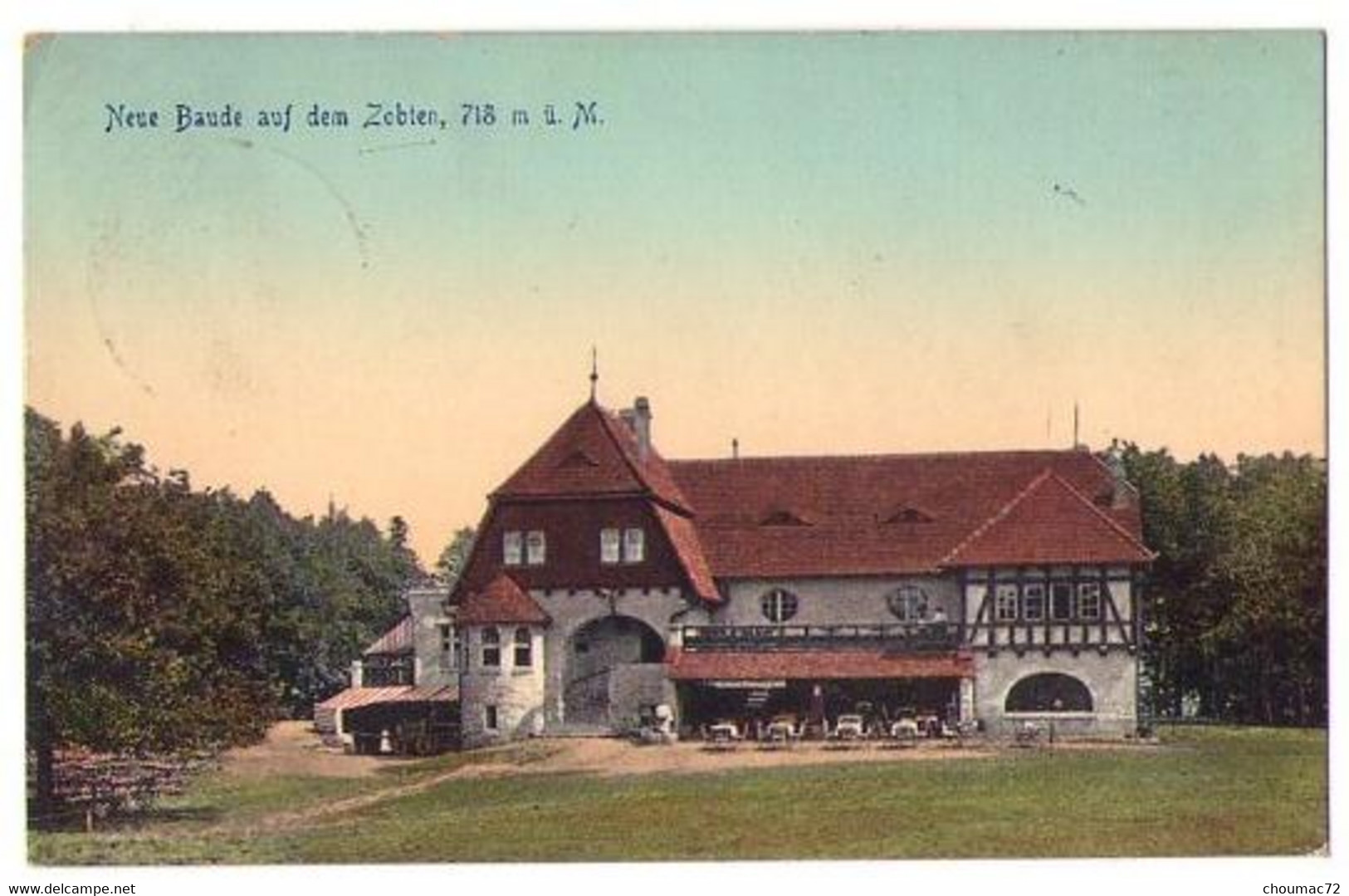 (Ehemalige Dt. Gebiete) 055, Schlesien Zobten Neue Baude Auf Dem Zobten - Schlesien