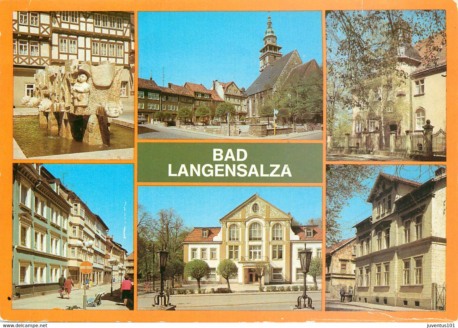 CPSM Bad Langensalza-Multivues-Timbre    L967 - Bad Langensalza