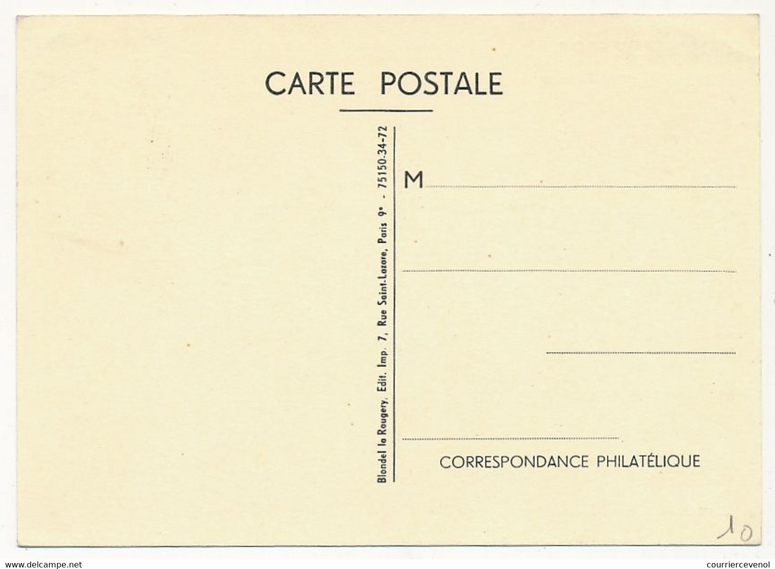 FRANCE - Carte Locale - Journée Du Timbre 1972 - Facteur Rural à Bicyclette - 06 NICE - 18 Mars 1972 - Tag Der Briefmarke