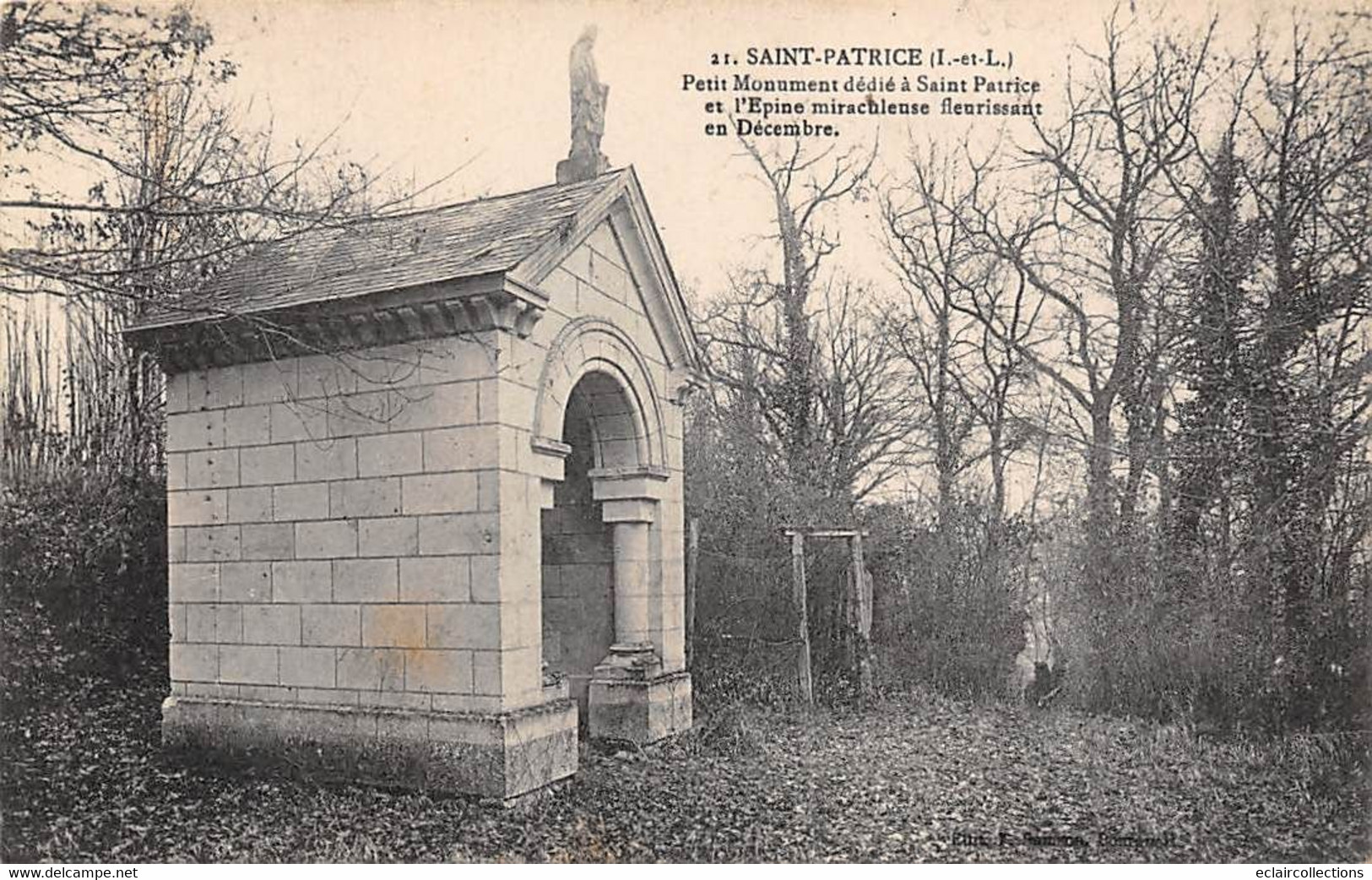 Saint-Patrice        37        Monument Dédié A St Patrice Et L'épine Miraculeuse       (voir Scan) - Otros & Sin Clasificación