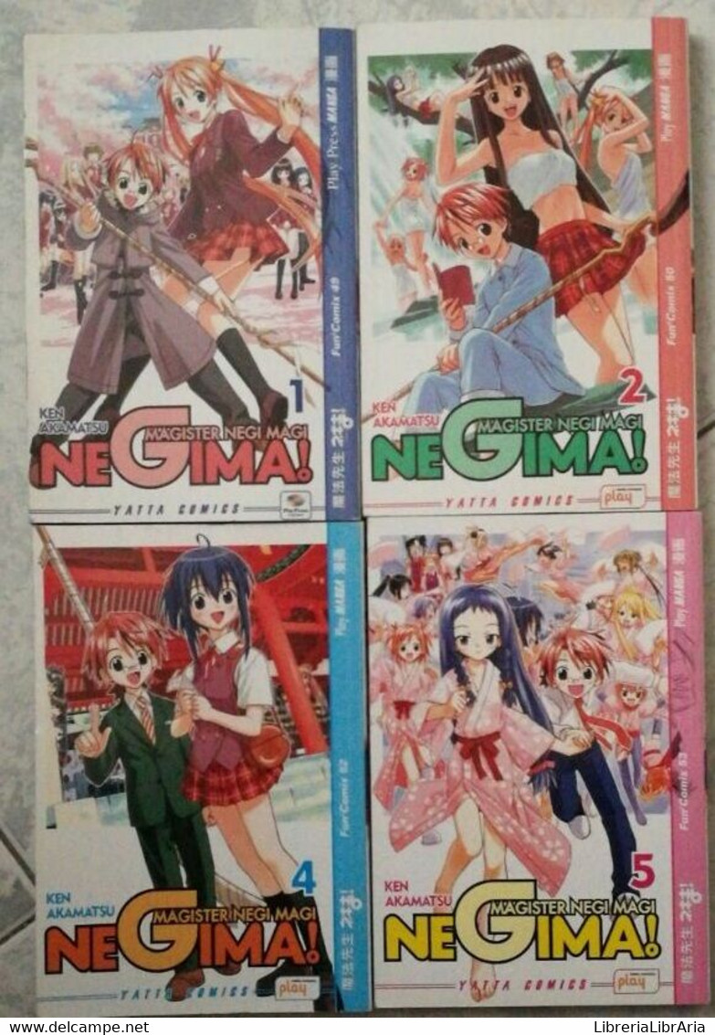 Lotto Negima 1-2-4-5 - Akamatsu - 2005 - Yatta Comics - Lo - Manga