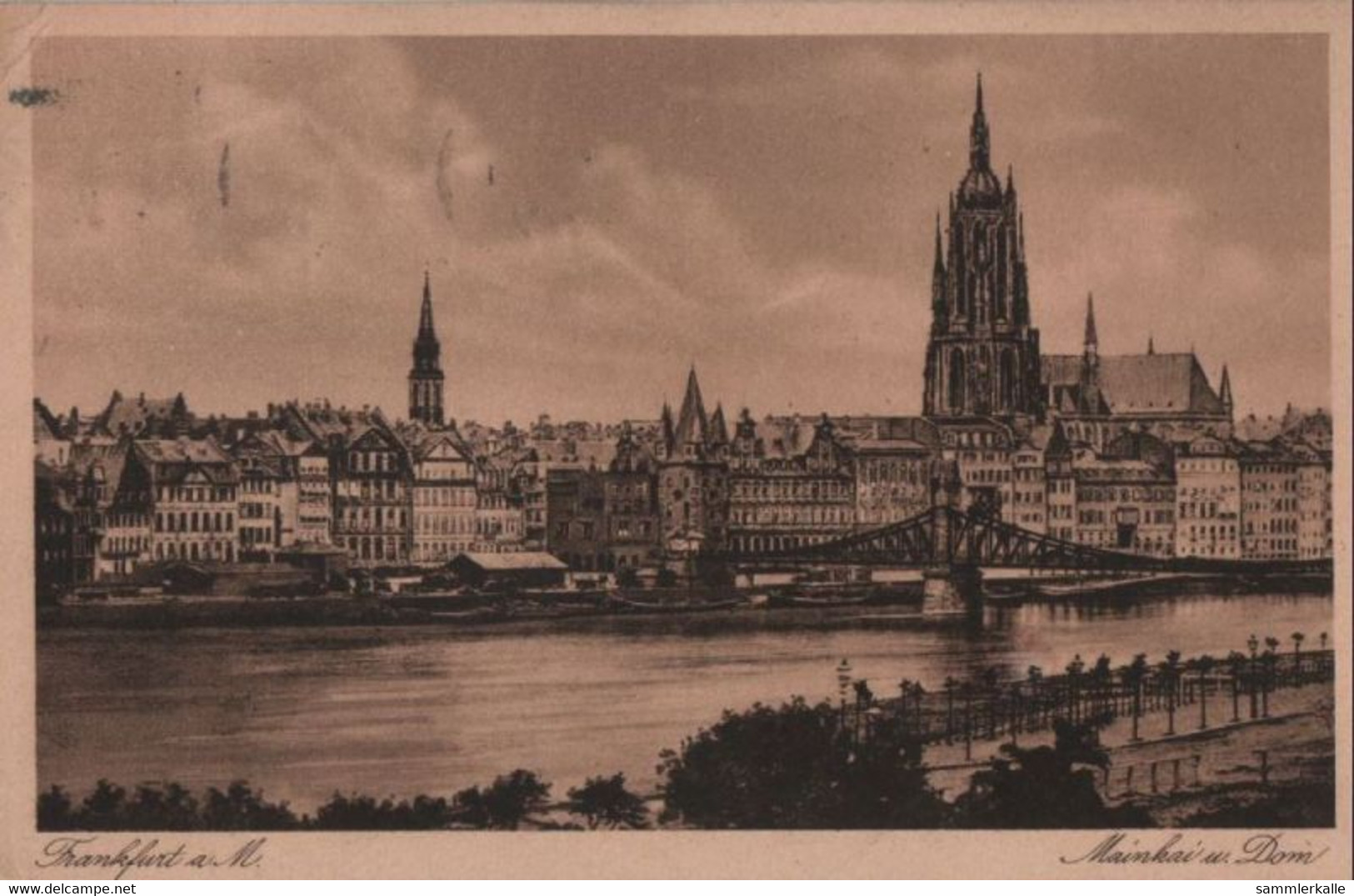 Frankfurt Main - Mainkai Und Dom - 1924 - Frankfurt A. Main