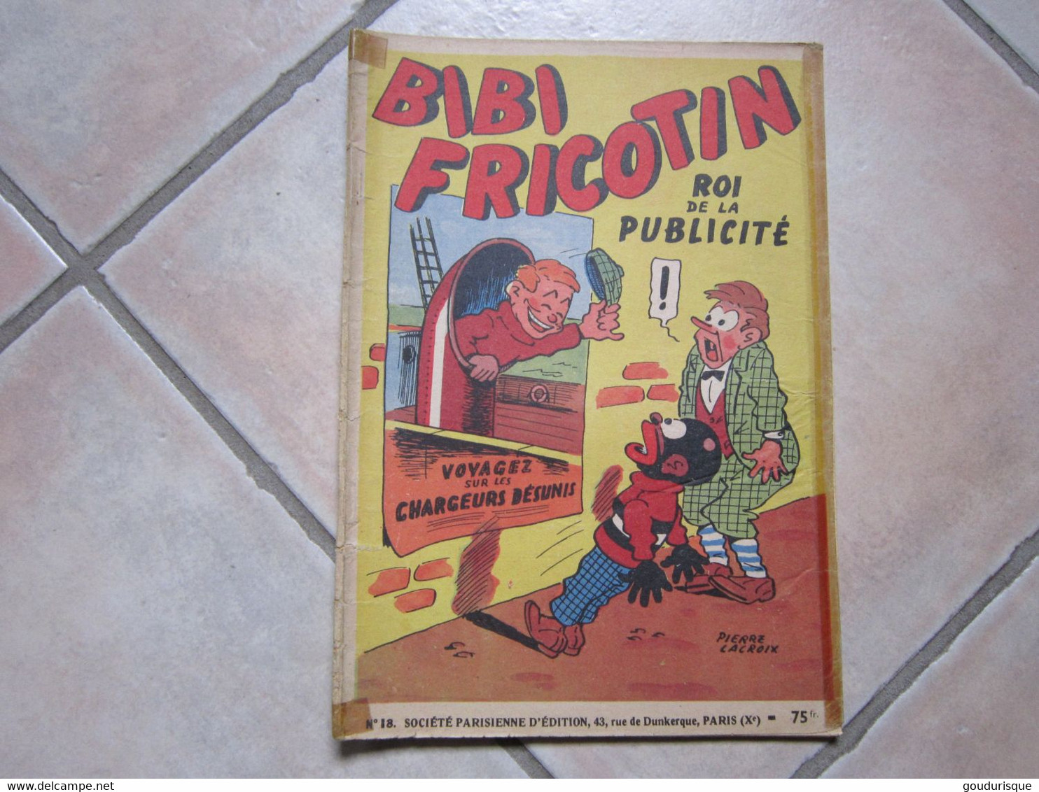 BIBI FRICOTIN N°18  BIBI FRICOTIN ROI DE LA PUBLICITE - Bibi Fricotin
