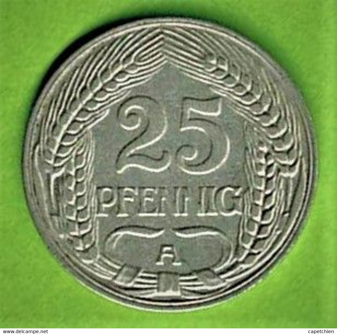 ALLEMAGNE / 25 PFENNIG / 1910 A / - 25 Pfennig