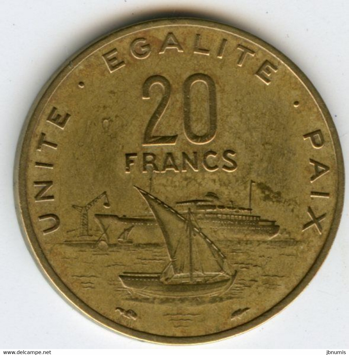 Djibouti 20 Francs 1977 KM 24 - Djibouti
