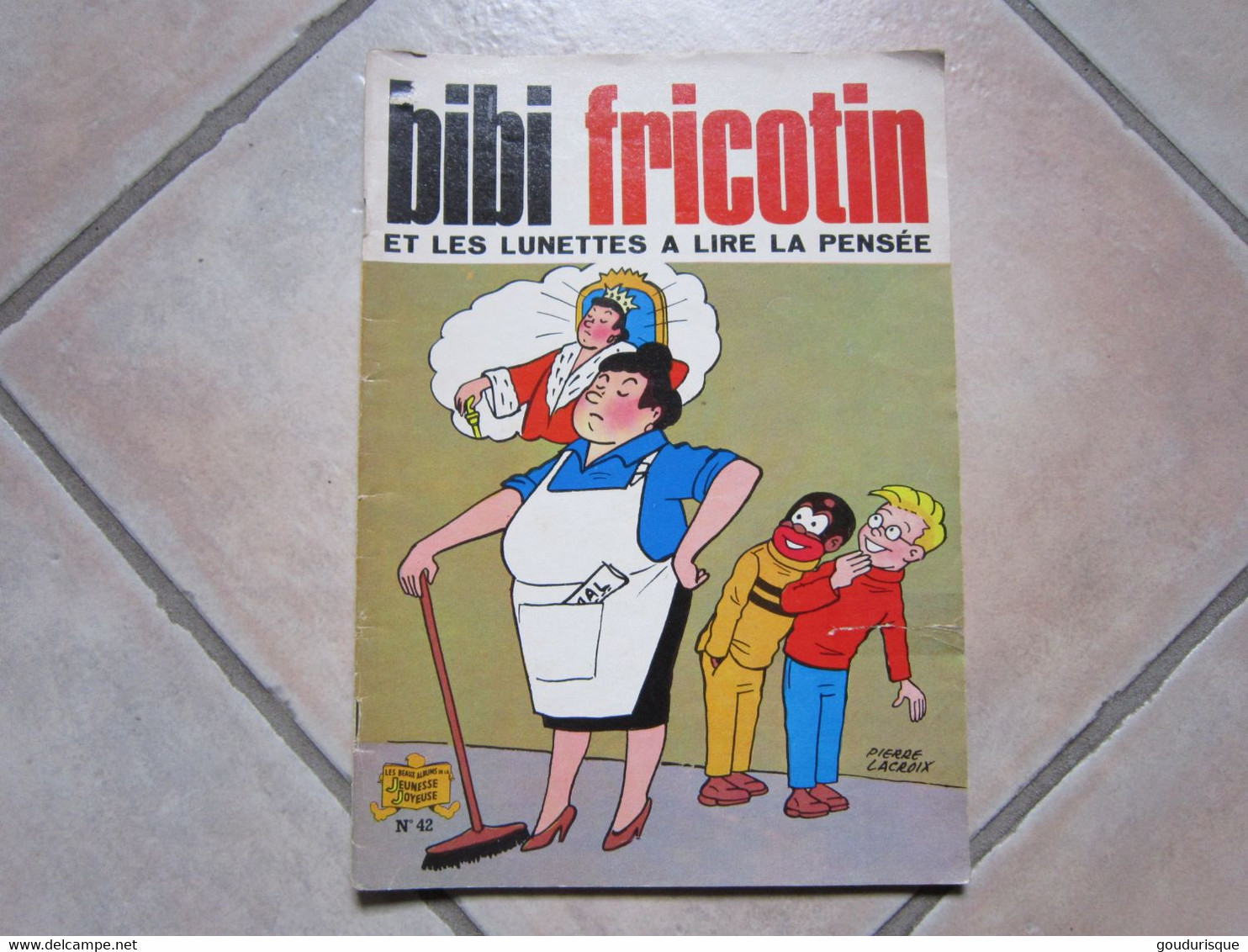 BIBI FRICOTIN N°42  BIBI FRICOTIN  EST LES LUNETTES A LIRE LA PENSEE - Bibi Fricotin