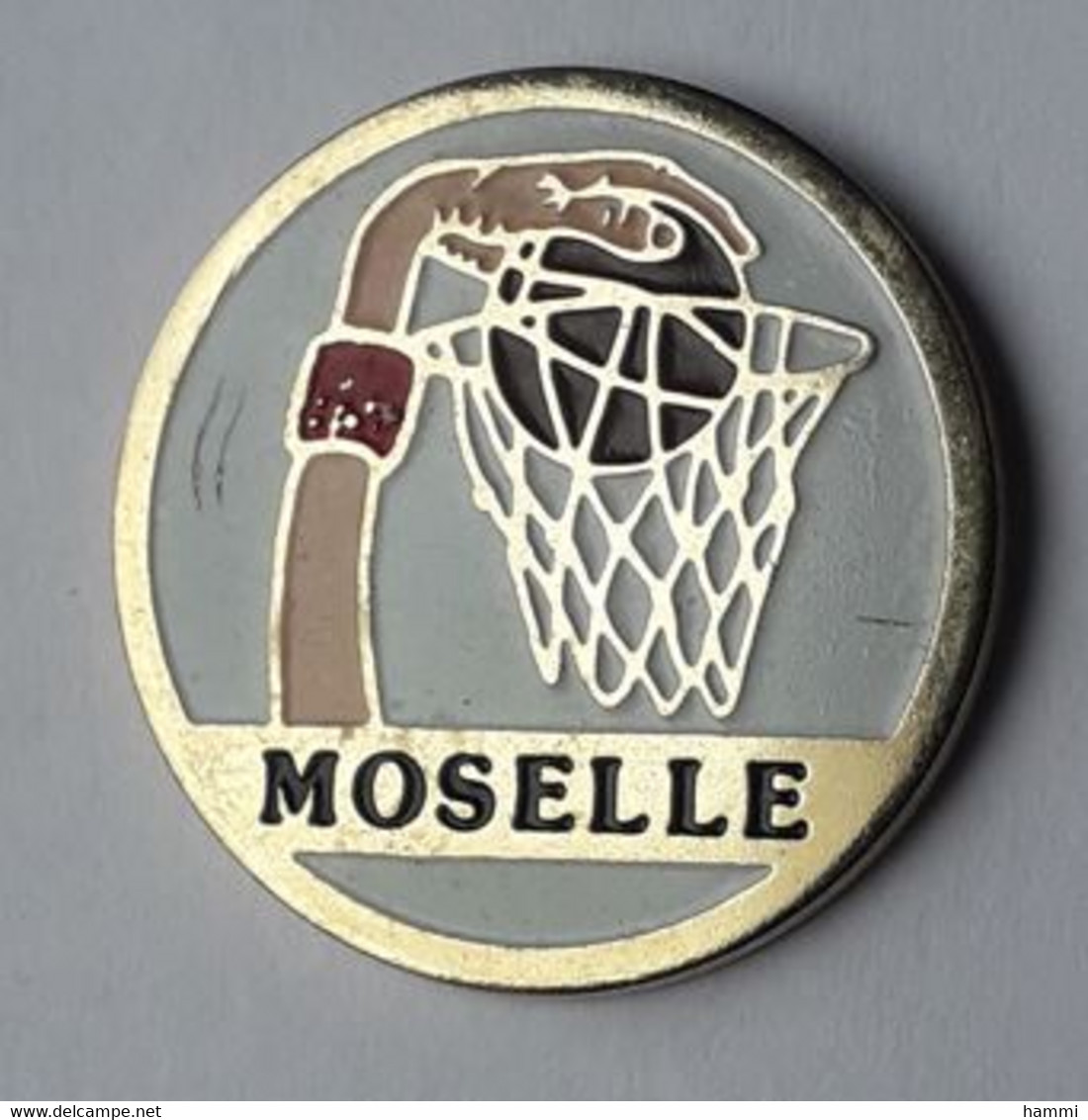 SP186 Pin's Basket Basketball MOSELLE Achat Immédiat - Basketball