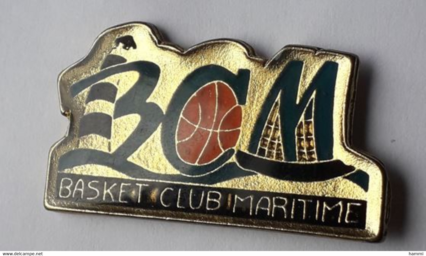 SP191 Pin's Basket Basketball  Club Maritime Gravelines Dunkerque BCM Achat Immédiat - Basketball