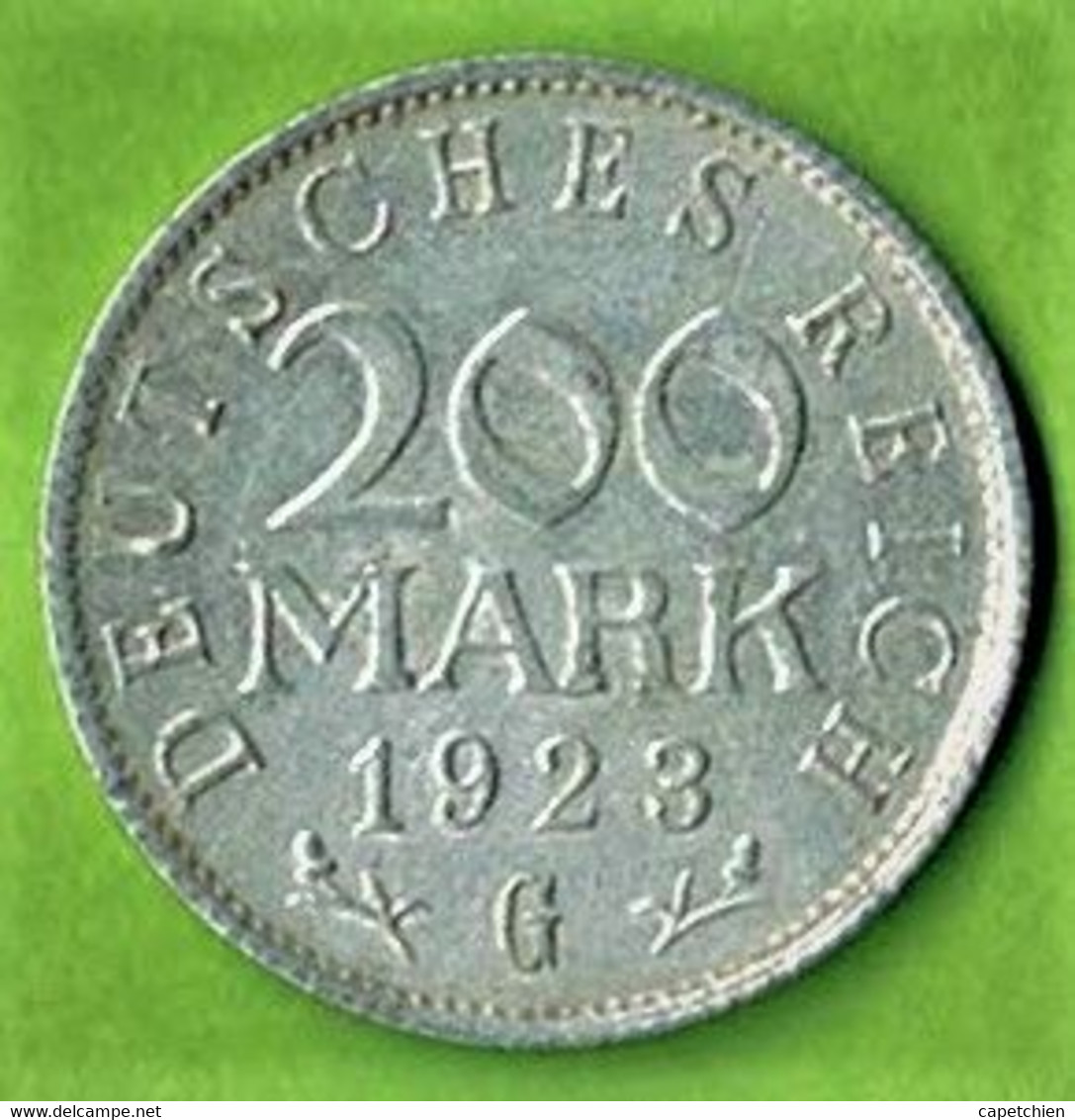 ALLEMAGNE / 200 MARK / 1923 G / ALU - 200 & 500 Mark