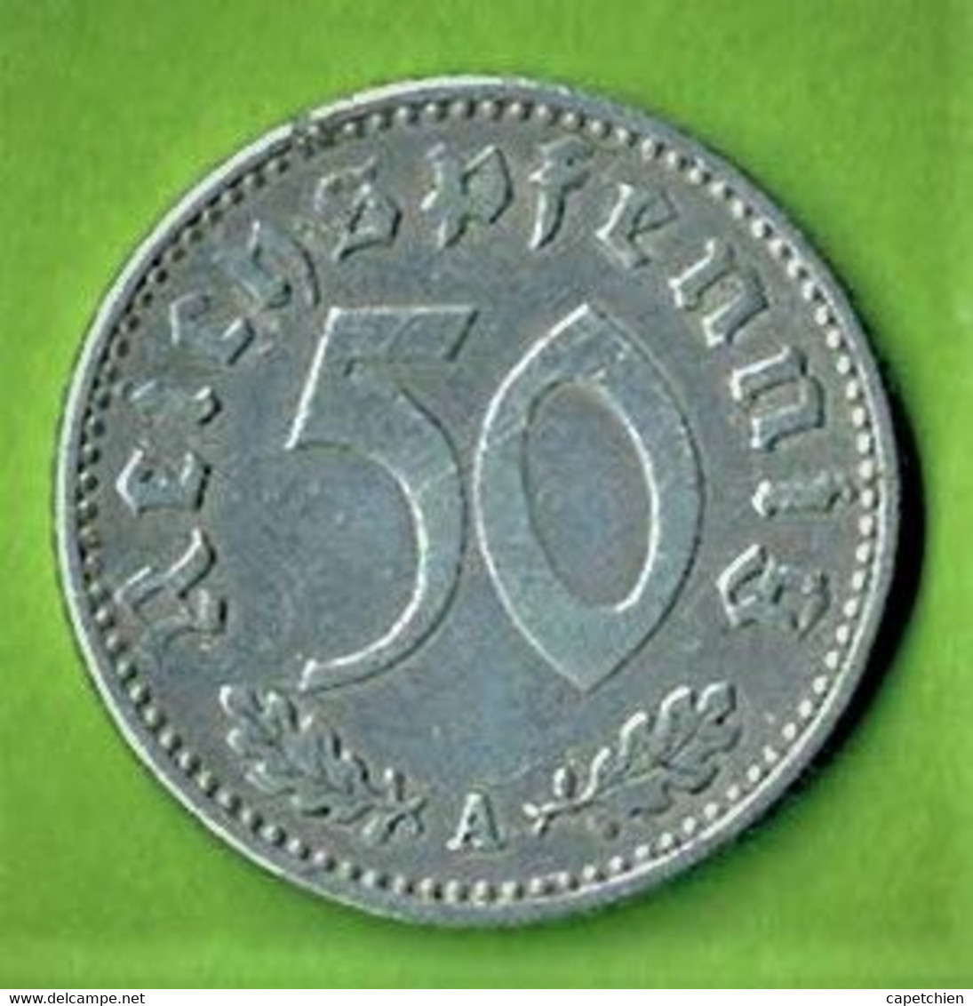 ALLEMAGNE / 50 REICHSPFENNIG / 1935 A / ALU - 50 Reichspfennig