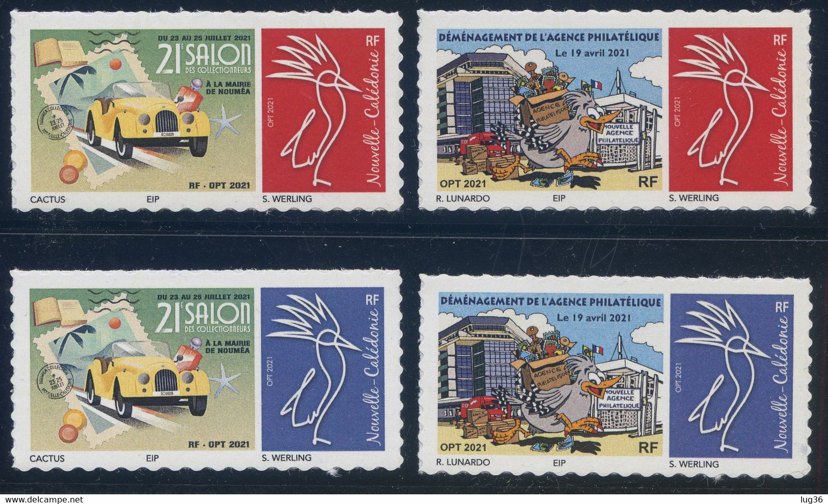 NOUVELLE CALEDONIE 2021 - Salon + Agence (Officiel) - Unused Stamps