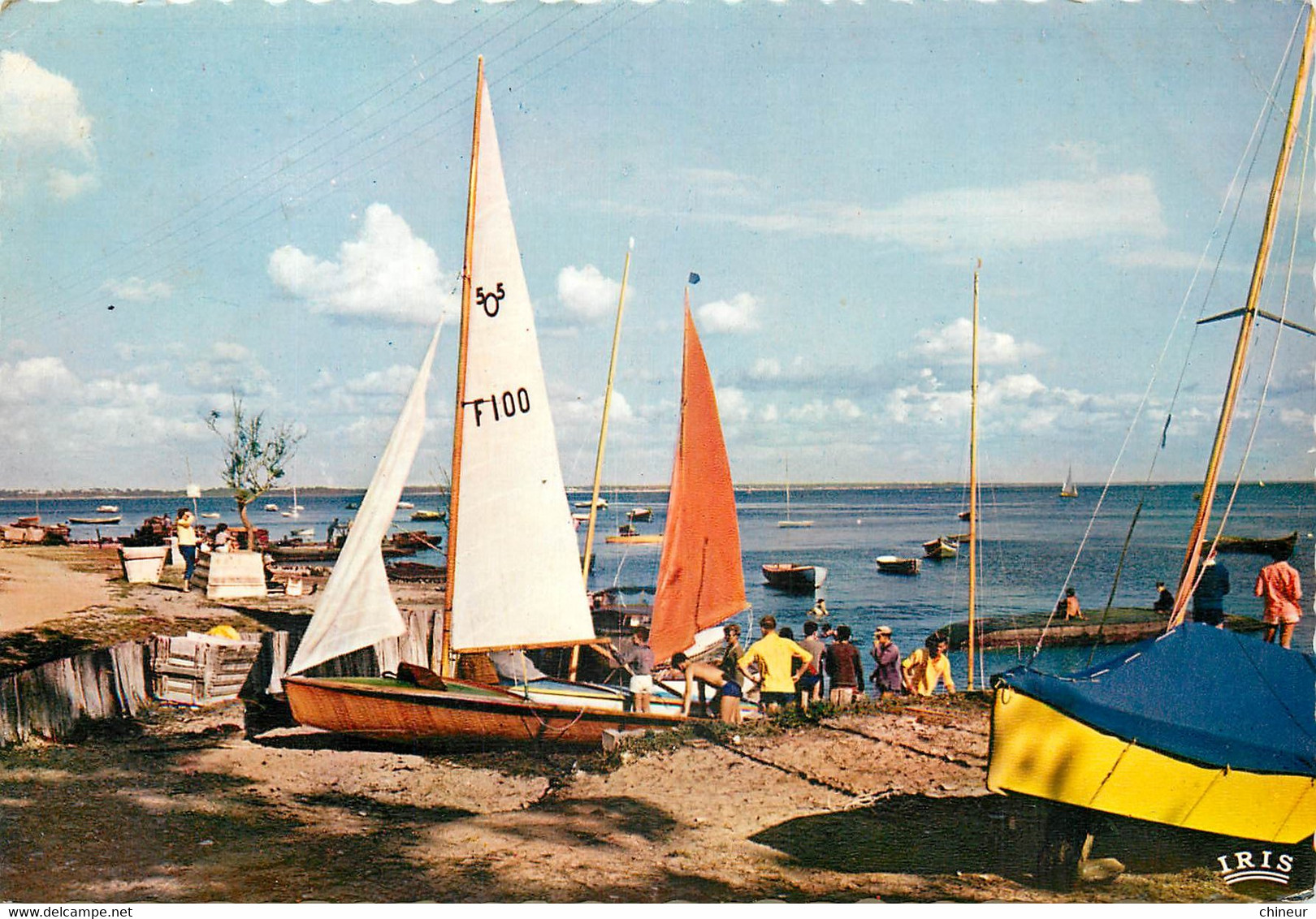 BASSIN D'ARCACHON LES REGATES PREPARATIFS AVANT LA COURSE - Arcachon