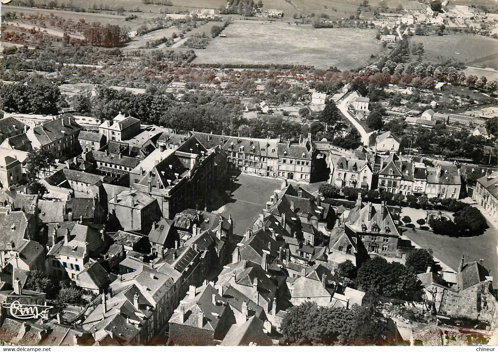 LANGRES VUE GENERALE AERIENNE - Langres