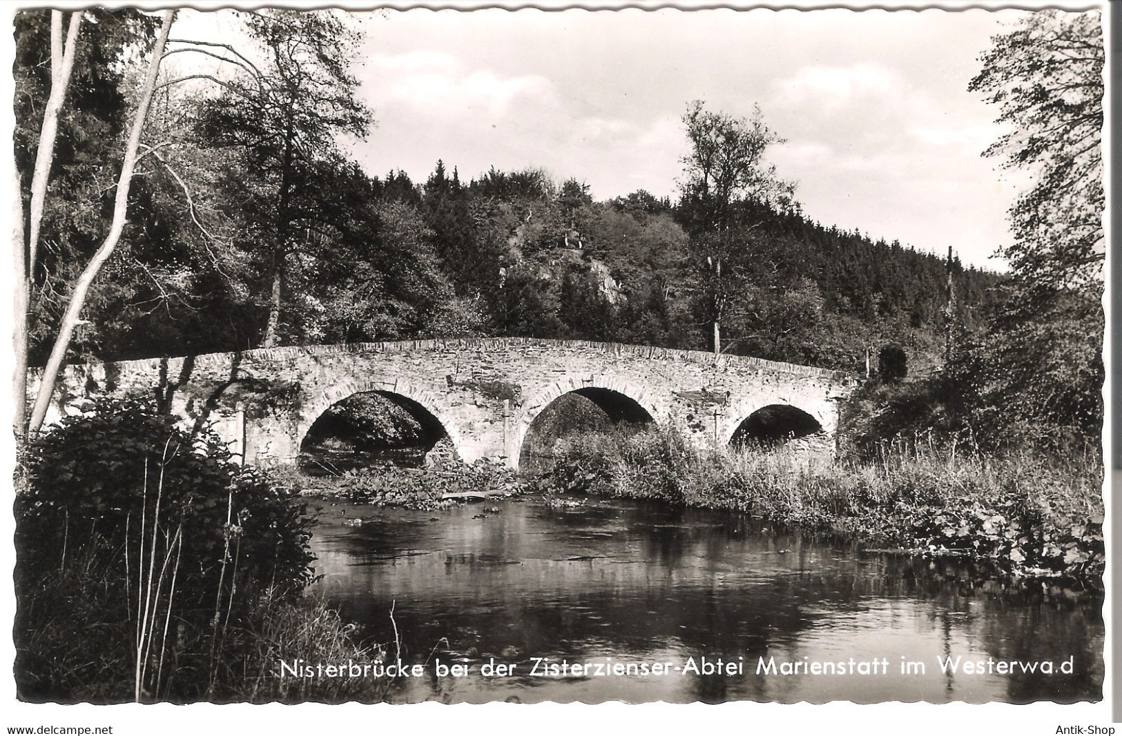 Nisterbrücke Bei Der Zisterzienster-Abtei Marienstatt Im Westerwald V. 1961 (53619) - Hachenburg