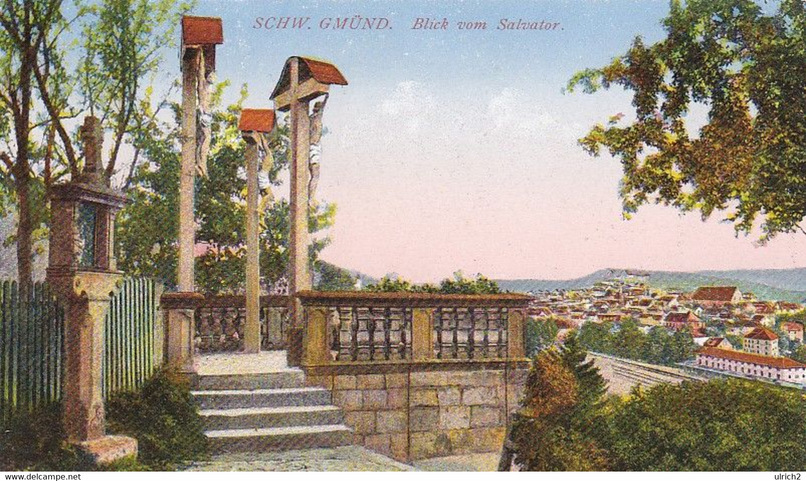 AK Schwäbisch Gmünd - Blick Vom Salvator - Ca. 1920 (57771) - Schwaebisch Gmünd